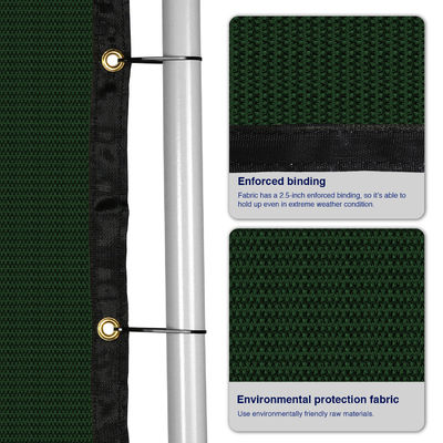 Chain Link Fence Screening Fabric Sport Ball Kort tenisowy Siatka przeciwwiatrowa PE Bez węzłów