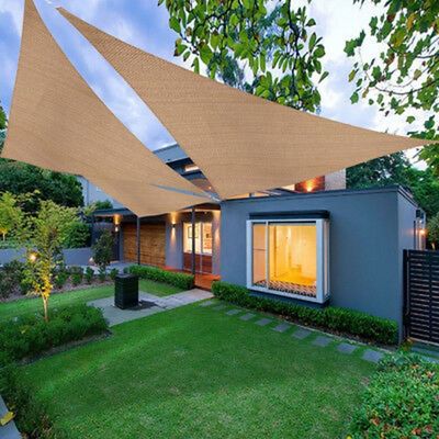 Wodoodporny żagiel przeciwsłoneczny z powłoką PU o wysokiej gramaturze Gsm do ogrodu