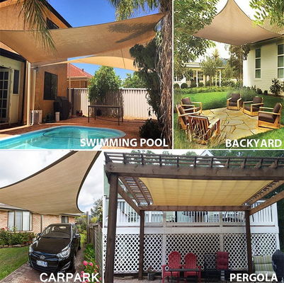 Żagiel przeciwsłoneczny Triangle Shade Sail, chroniący przed promieniowaniem UV