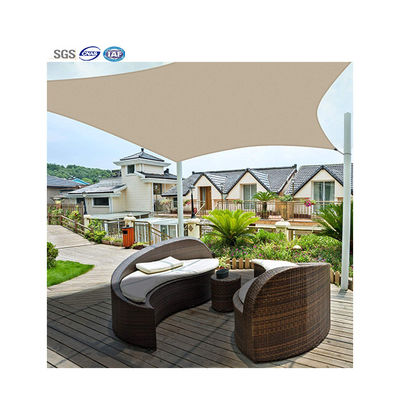 95% ochrona UV Wodoodporny żagiel przeciwsłoneczny Żółty Outdoor