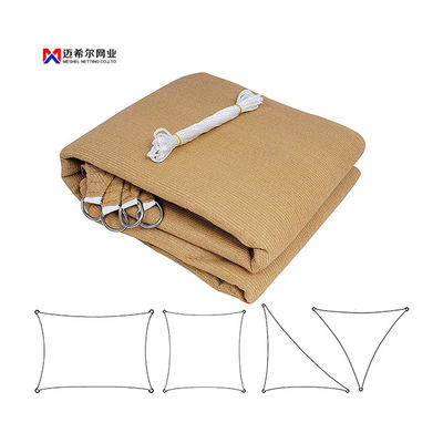 Żagle przeciwsłoneczne blokujące promieniowanie UV Ściereczka przeciwsłoneczna na balkonowy trójkątny żagiel przeciwsłoneczny